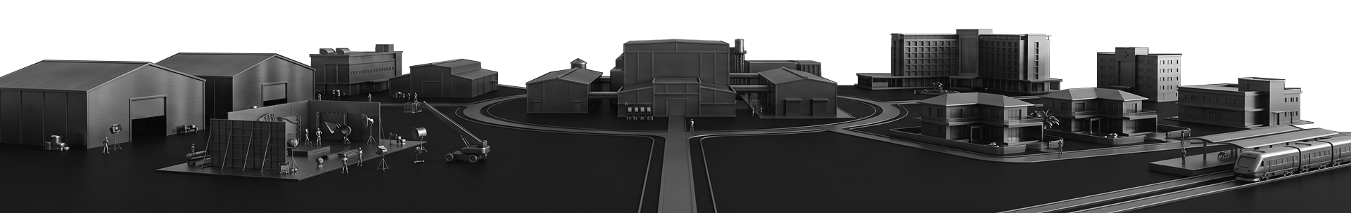 Ramoji Studio Infrastructure 3D View